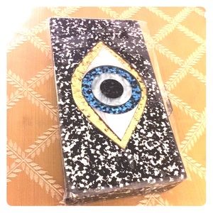 Rhinestone protect evil eye purse